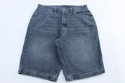 Bugle Boy Dark Washed Denim Shorts - Pants/Shorts - Thrifted Threads