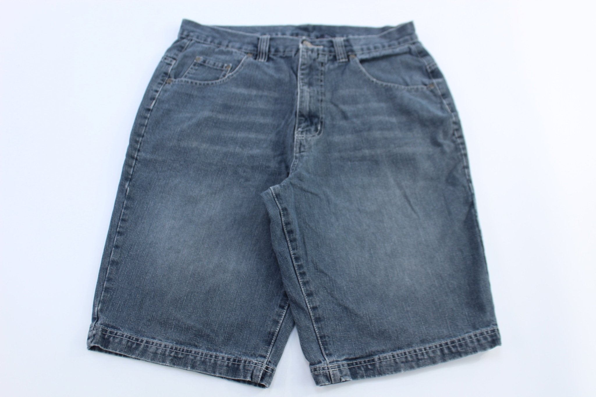 Bugle Boy Dark Washed Denim Shorts - Pants/Shorts - Thrifted Threads