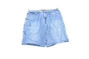 Bugle Boy Denim Carpenter Shorts - ThriftedThreads.com