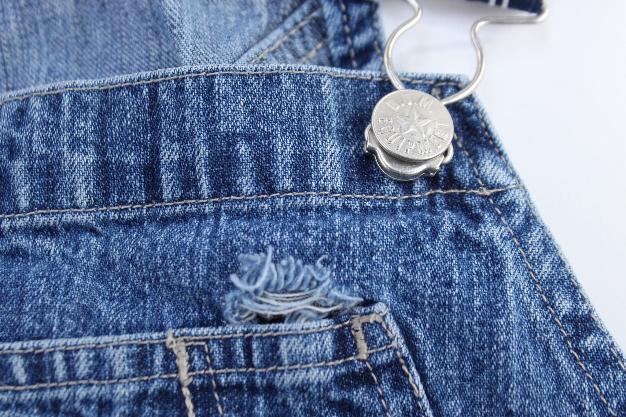 B.U.M. Equipment Denim Overalls - ThriftedThreads.com