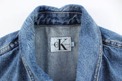 Calvin Klein Denim Button Fly Jacket - ThriftedThreads.com