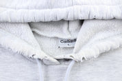 Carhartt Embroidered Logo Light Grey Pullover Hoodie - ThriftedThreads.com