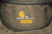 Carhartt Green Midweight Graphic Crewneck Sweatshirt - ThriftedThreads.com