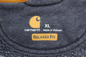 Carhartt Grey Relaxed Fit Hooded Jacket - ThriftedThreads.com