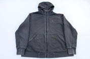 Carhartt Grey Relaxed Fit Hooded Jacket - Jacket - Thrifted Threads