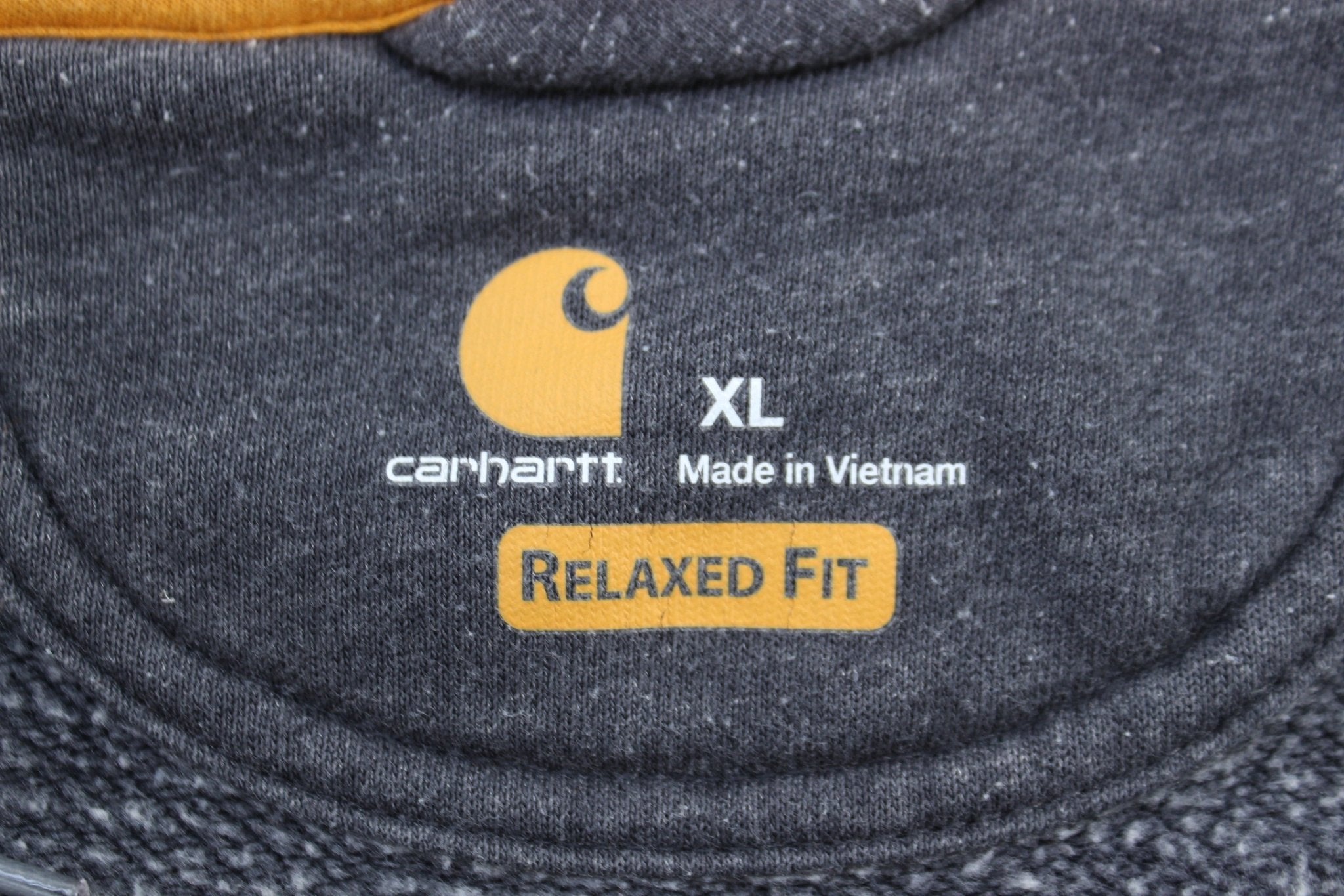Carhartt Grey Relaxed Fit Hooded Jacket - Jacket - Thrifted Threads