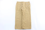 Carhartt Logo Light Tan Carpenter Pants - ThriftedThreads.com