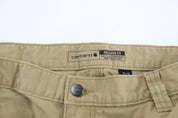 Carhartt Logo Light Tan Carpenter Pants - Pants - Thrifted Threads