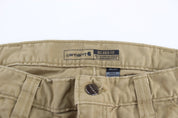 Carhartt Logo Light Tan Carpenter Pants - Pants - Thrifted Threads