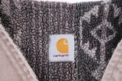 Carhartt Logo Patch Aztec Pattern Vest - Vest - Thrifted Threads