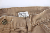 Carhartt Logo Patch Beige Carpenter Pants - ThriftedThreads.com