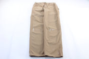 Carhartt Logo Patch Beige Carpenter Pants - ThriftedThreads.com