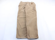 Carhartt Logo Patch Beige Carpenter Pants - ThriftedThreads.com