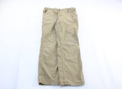 Carhartt Logo Patch Beige Carpenter Pants - ThriftedThreads.com
