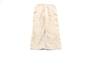 Carhartt Logo Patch Beige Carpenter Pants - ThriftedThreads.com
