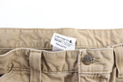 Carhartt Logo Patch Beige Carpenter Pants - Pants/Shorts - Thrifted Threads