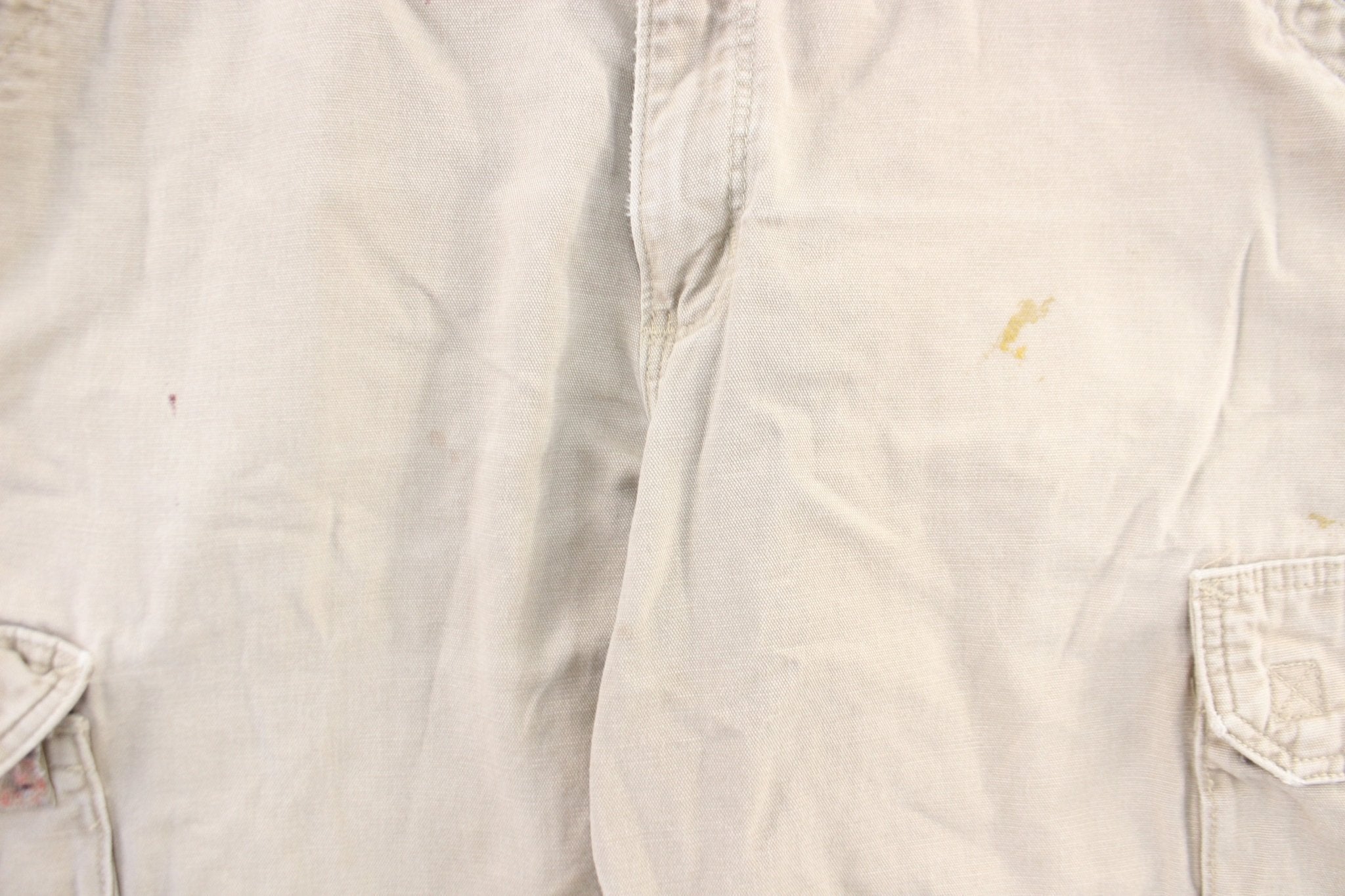 Carhartt Logo Patch Beige Carpenter Pants - Pants/Shorts - Thrifted Threads