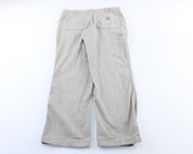 Carhartt Logo Patch Beige Pants - ThriftedThreads.com