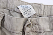 Carhartt Logo Patch Beige Shorts - ThriftedThreads.com
