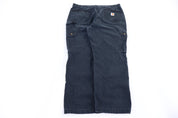 Carhartt Logo Patch Black Cargo Pants - Pants/Shorts - Thrifted Threads