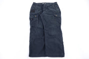 Carhartt Logo Patch Black Cargo Pants - Pants/Shorts - Thrifted Threads
