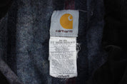 Carhartt Logo Patch Black Full Zip Detroit Jacket - jacket - Thrifted Threads