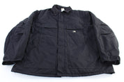 Carhartt Logo Patch Black Full Zip Jacket - ThriftedThreads.com