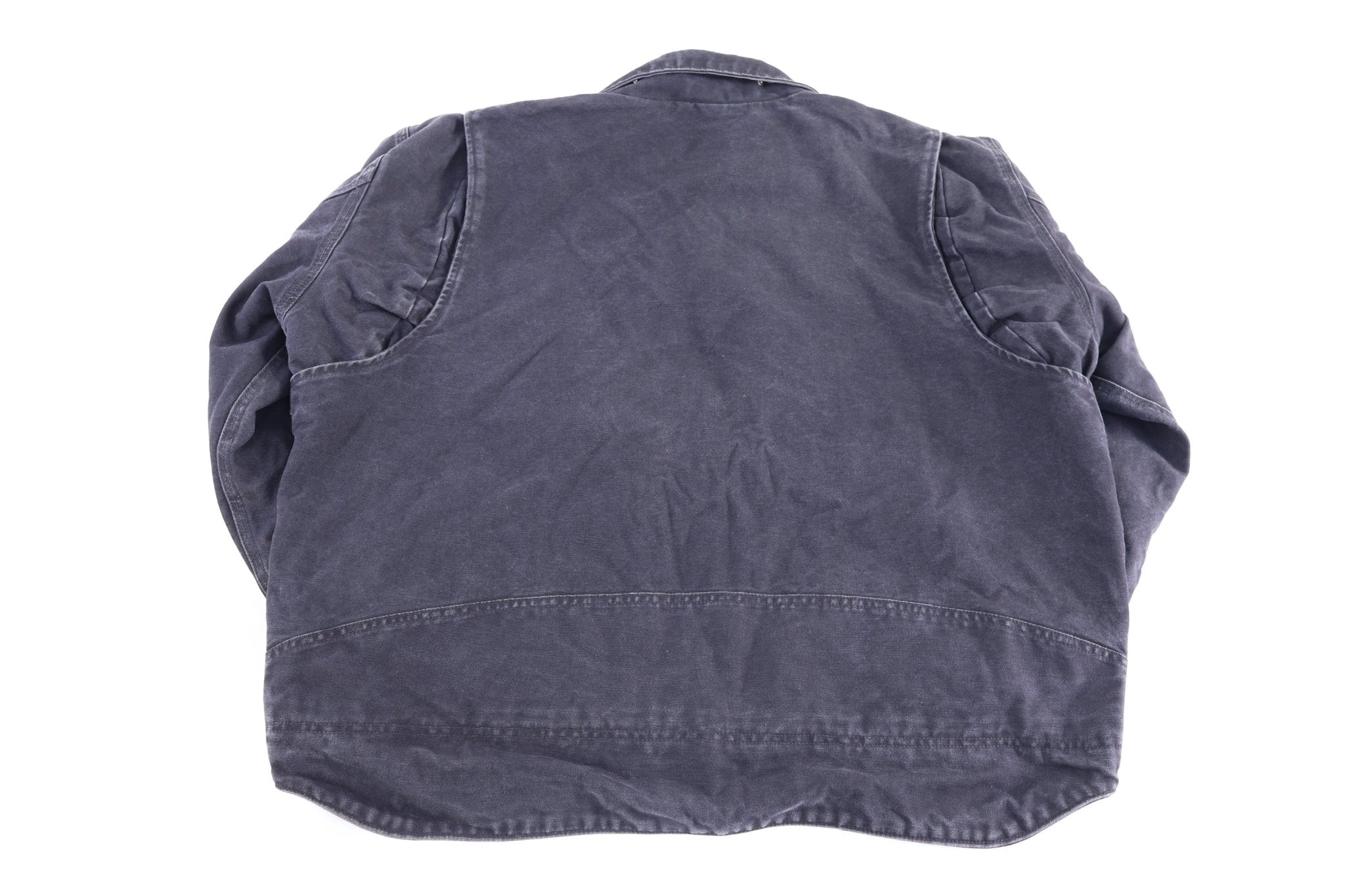 Carhartt Logo Patch Black Full Zip Jacket - Jacket - Thrifted Threads