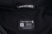 Carhartt Logo Patch Black Full Zip Jacket - Jacket - Thrifted Threads