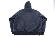 Carhartt Logo Patch Black Full Zip Jacket - Jacket - Thrifted Threads