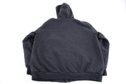 Carhartt Logo Patch Black Full Zip Jacket - Jacket - Thrifted Threads