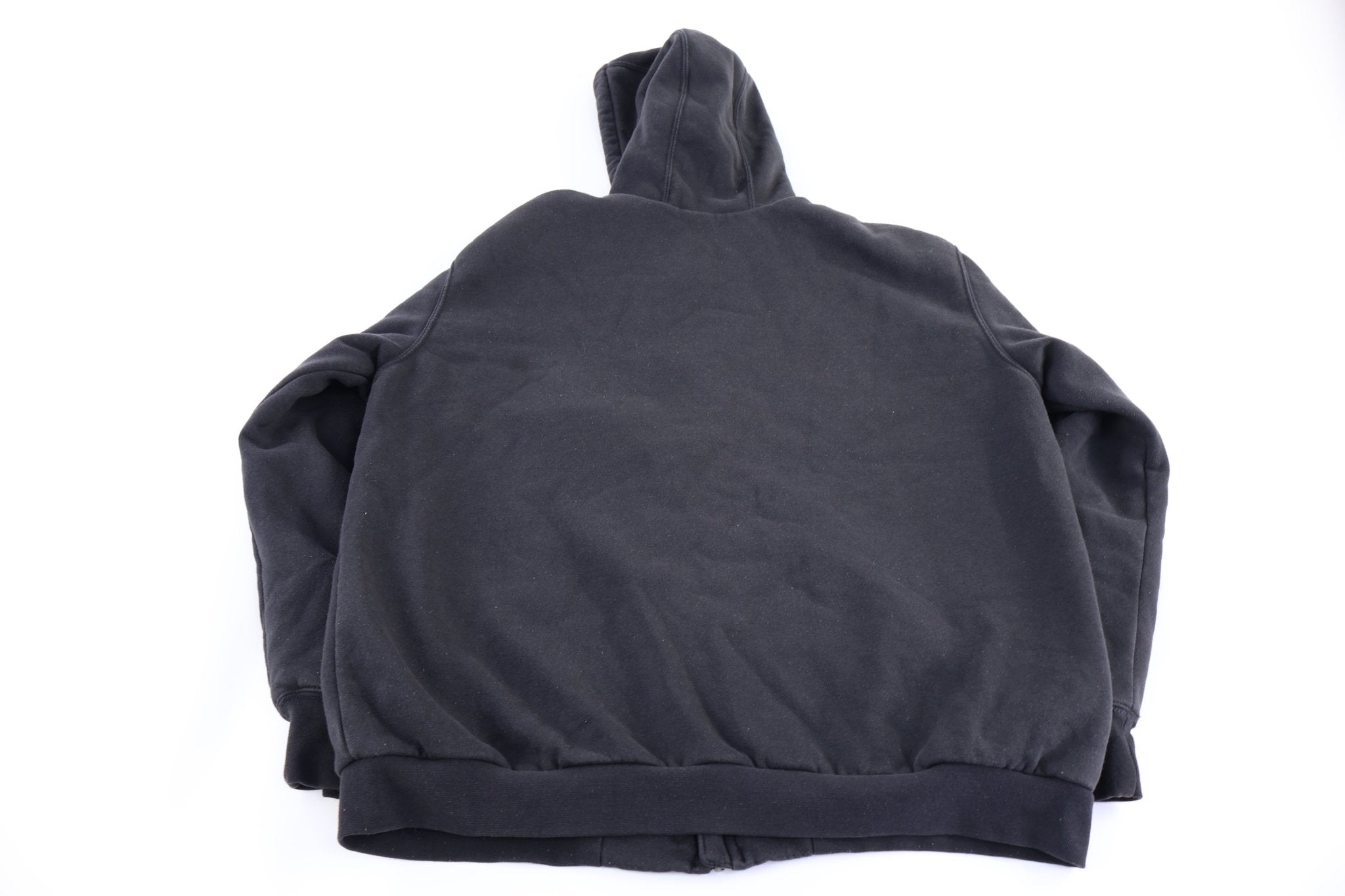 Carhartt Logo Patch Black Full Zip Jacket - Jacket - Thrifted Threads