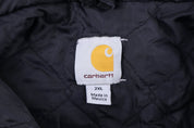 Carhartt Logo Patch Black Full Zip Jacket - Jacket - Thrifted Threads