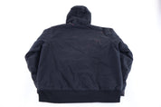 Carhartt Logo Patch Black Full Zip Jacket - Jacket - Thrifted Threads
