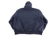 Carhartt Logo Patch Black Full Zip Jacket - Jacket - Thrifted Threads