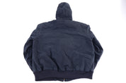 Carhartt Logo Patch Black Full Zip Jacket - Jacket - Thrifted Threads