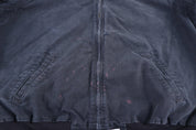 Carhartt Logo Patch Black Full Zip Jacket - Jacket - Thrifted Threads