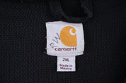 Carhartt Logo Patch Black Full Zip Jacket - Jacket - Thrifted Threads