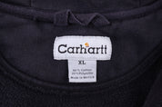 Carhartt Logo Patch Black Full Zip Jacket - Jacket - Thrifted Threads
