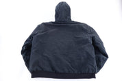 Carhartt Logo Patch Black Full Zip Jacket - Jacket - Thrifted Threads