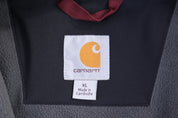 Carhartt Logo Patch Black Full Zip Jacket - Jacket - Thrifted Threads