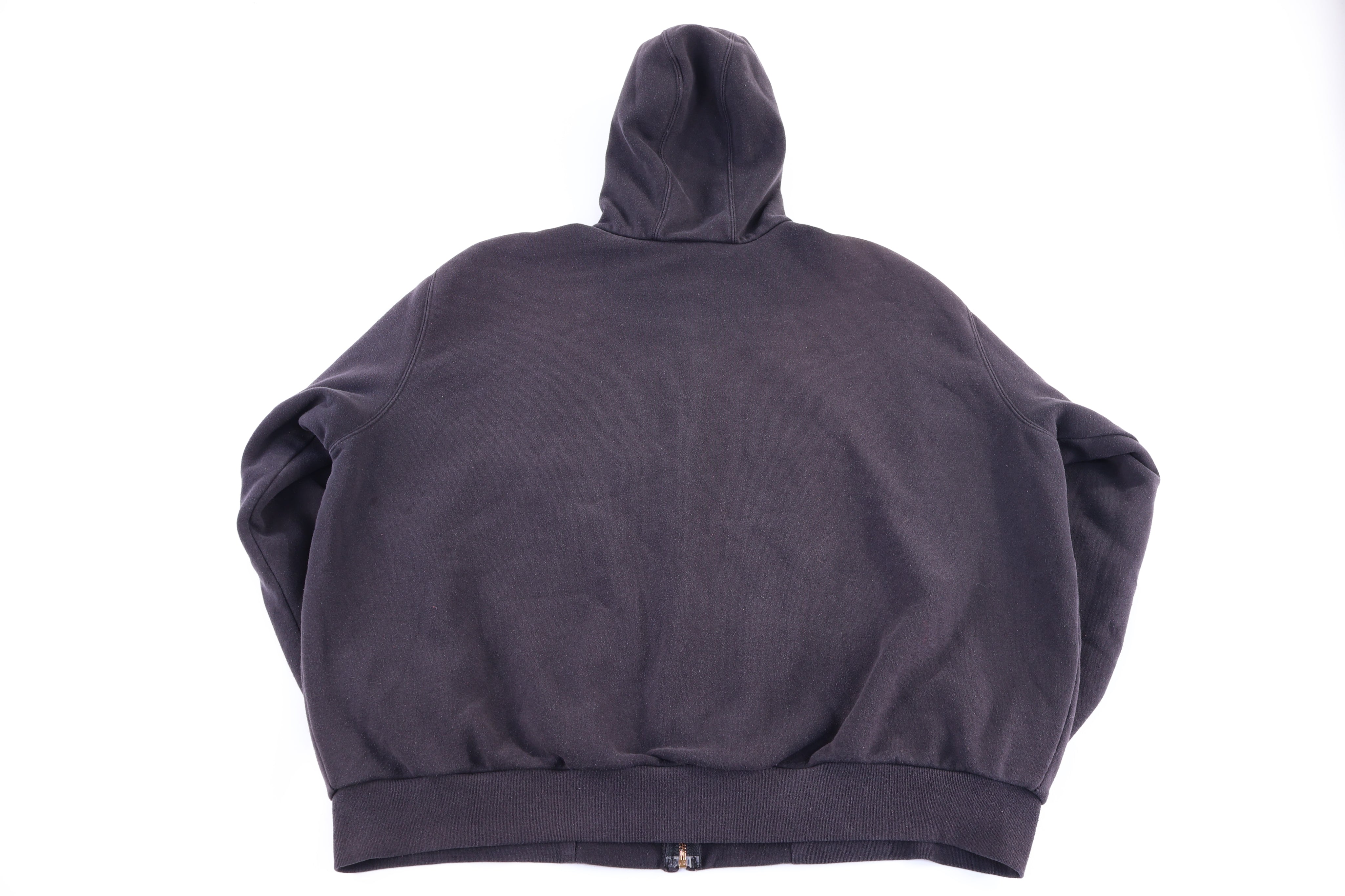 Carhartt Logo Patch Black Full Zip Jacket - Jacket - Thrifted Threads