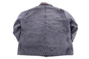 Carhartt Logo Patch Black Full Zip Jacket - Jacket - Thrifted Threads
