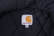 Carhartt Logo Patch Black Full Zip Jacket - Jacket - Thrifted Threads