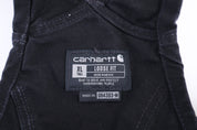 Carhartt Logo Patch Black Overalls - Overalls - Thrifted Threads