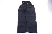 Carhartt Logo Patch Black Overalls - Overalls - Thrifted Threads