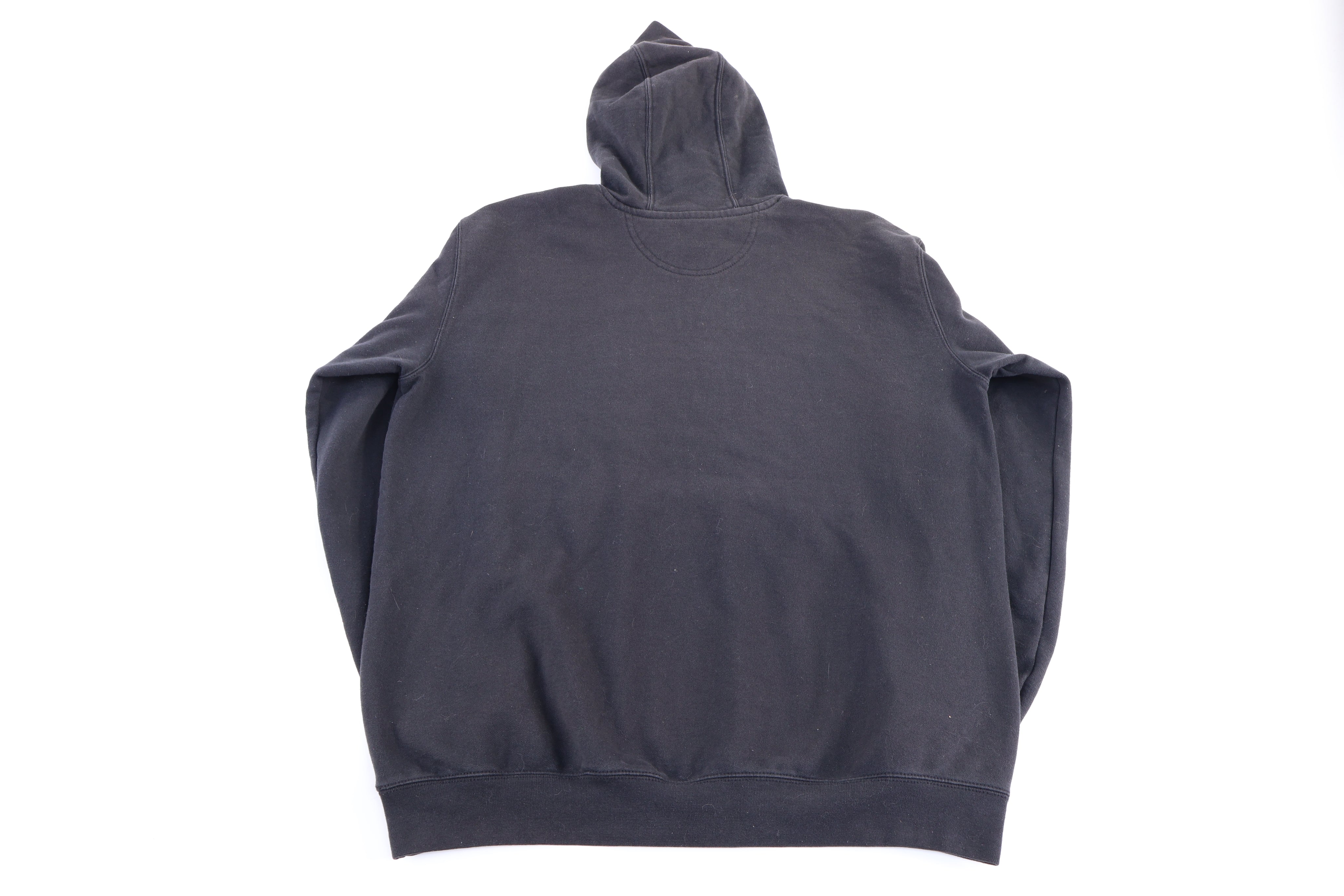 Carhartt Logo Patch Black Pullover Hoodie - Sweatshirt - Thrifted Threads
