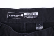 Carhartt Logo Patch Black Relaxed Fit Shorts - Pants/Shorts - Thrifted Threads