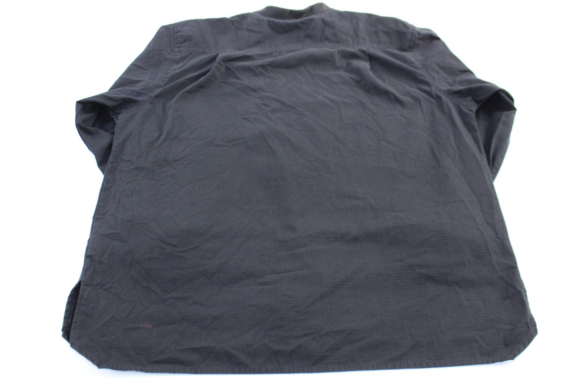 Carhartt Logo Patch Black Ripstop Jacket - ThriftedThreads.com