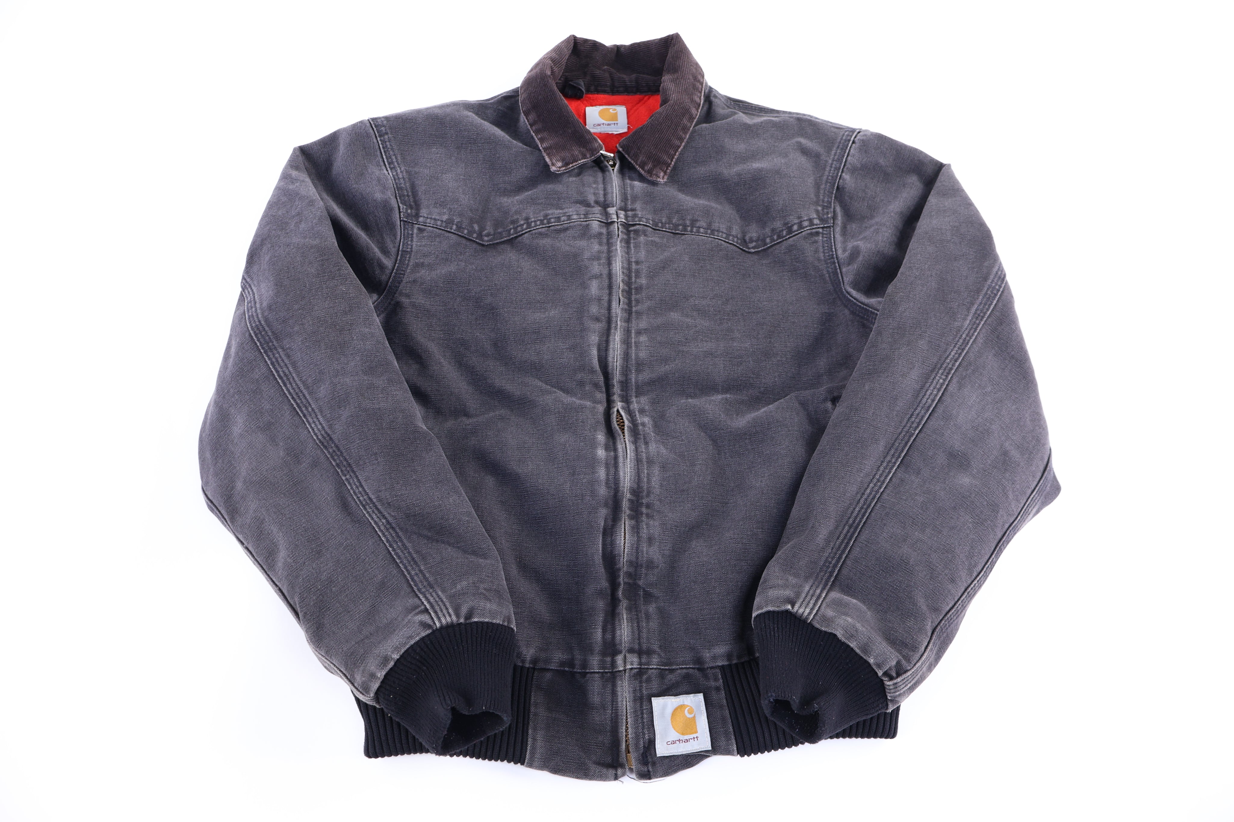 Carhartt Logo Patch Black Santa Fe Jacket - Jacket - Thrifted Threads